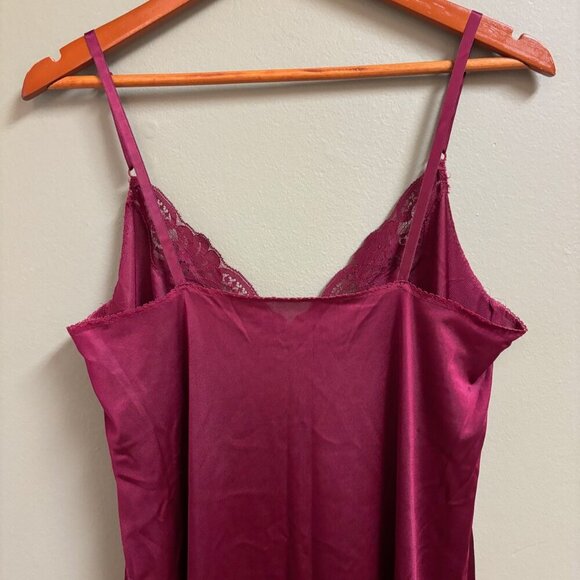 VTG Maidenform Women Slip Dress Sz 38 Babydoll Chemise Cami Coquette Whimsigoth - Picture 5 of 12